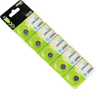 5/10Pieces CR1025 Lithium Batteries CR1025 Battery Long Shelf Life Low Drain Devices for Remote Watches Secure Pack Remote Control Battery
