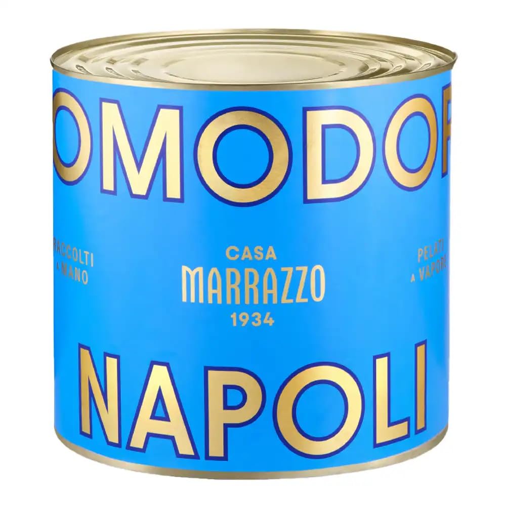 Confezione Per Casa Marrazzo Pomodoro Pelato Napoli in Latta, 2560 gr, 1934