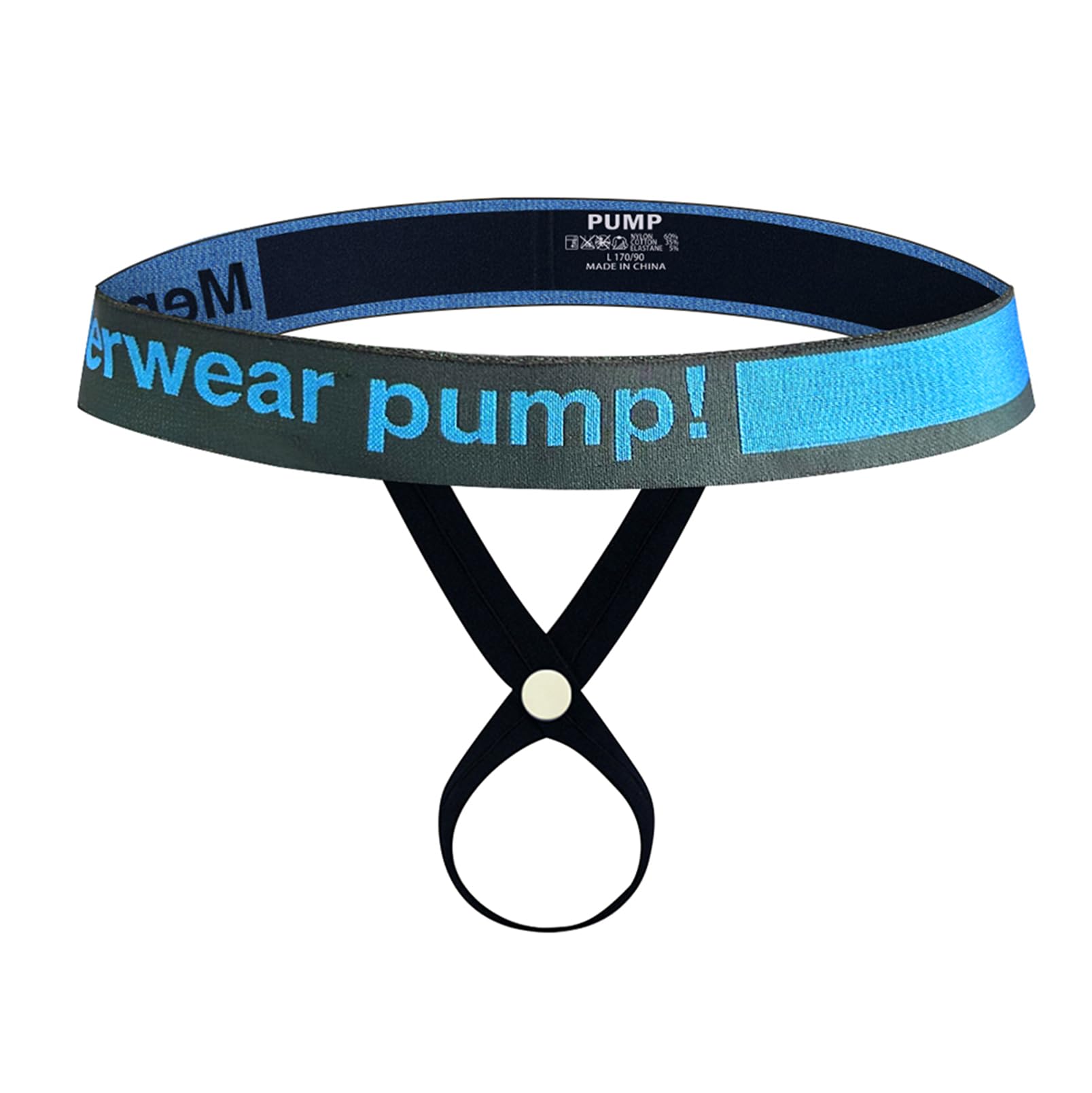 Mens Jockstrap Sexy Open Back G-string Adjustable Ring Banana Hammock Sport Underwear Jock Straps Lingerie for Men