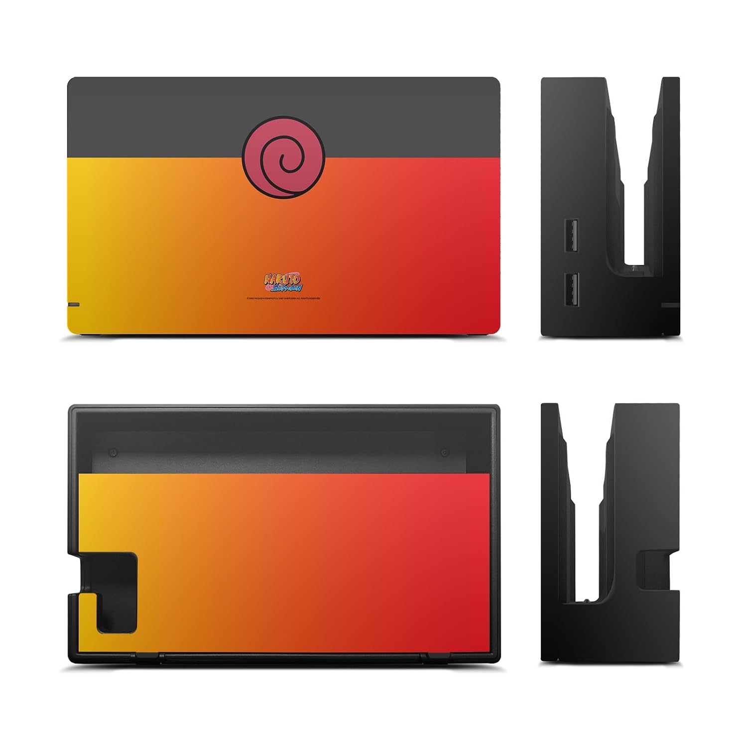 Head Case Designs Officially Licensed Naruto Shippuden Naruto Costume Iconic Vinyl Sticker Gaming Skin Decal Cover Compatible With Nintendo Switch Console & Dock & Joy-Con Controller Bundle