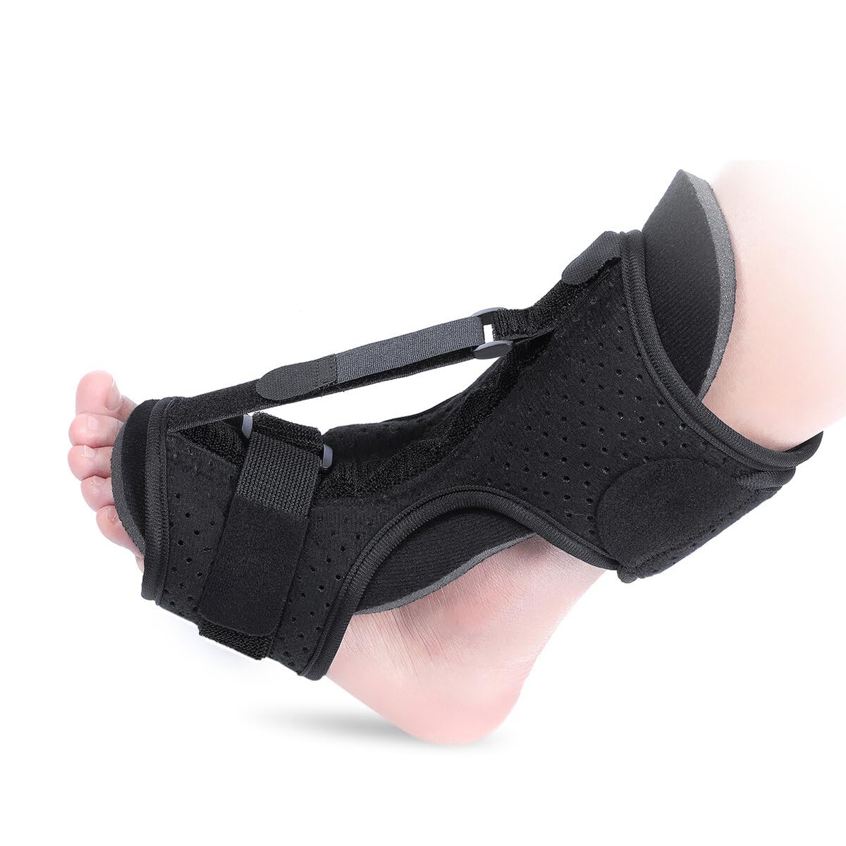 WnewTools Foot Drop Orthosis with Fitness Ball Adjustable Plantar Fasciitis Night Splint Brace Support Night Splints Pain Relief Ankle Support