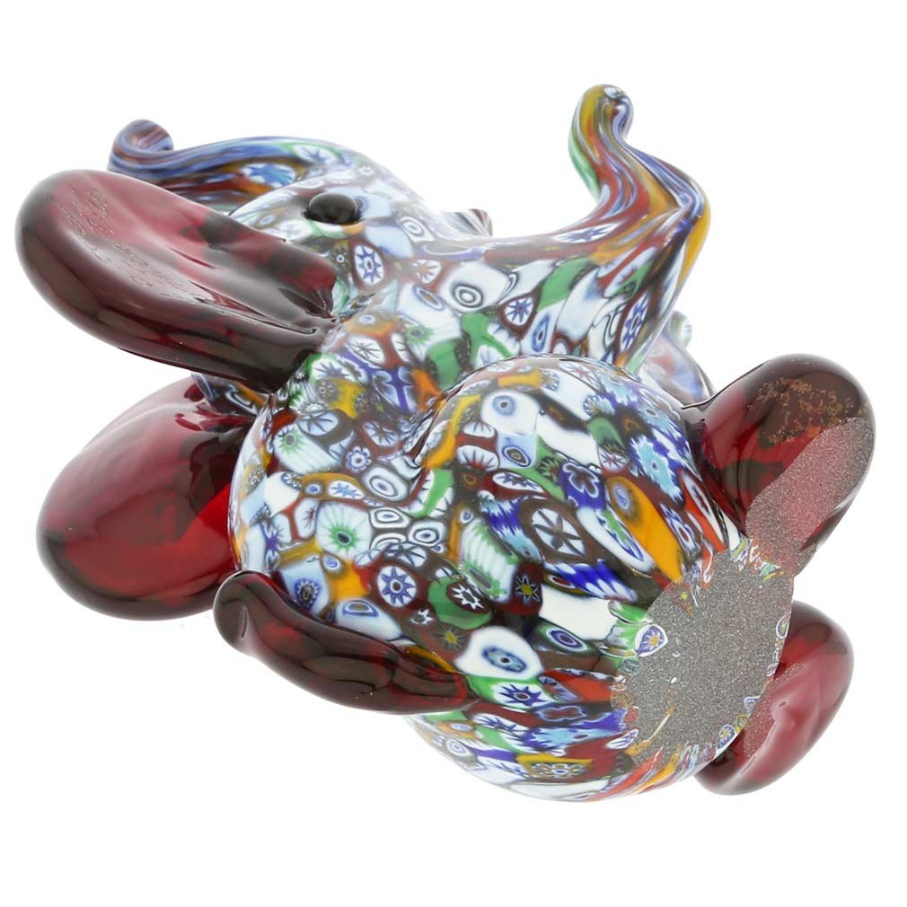Amazon.co.jp: GlassOfVeniceムラーノガラスMillefiori象彫刻 : ホーム