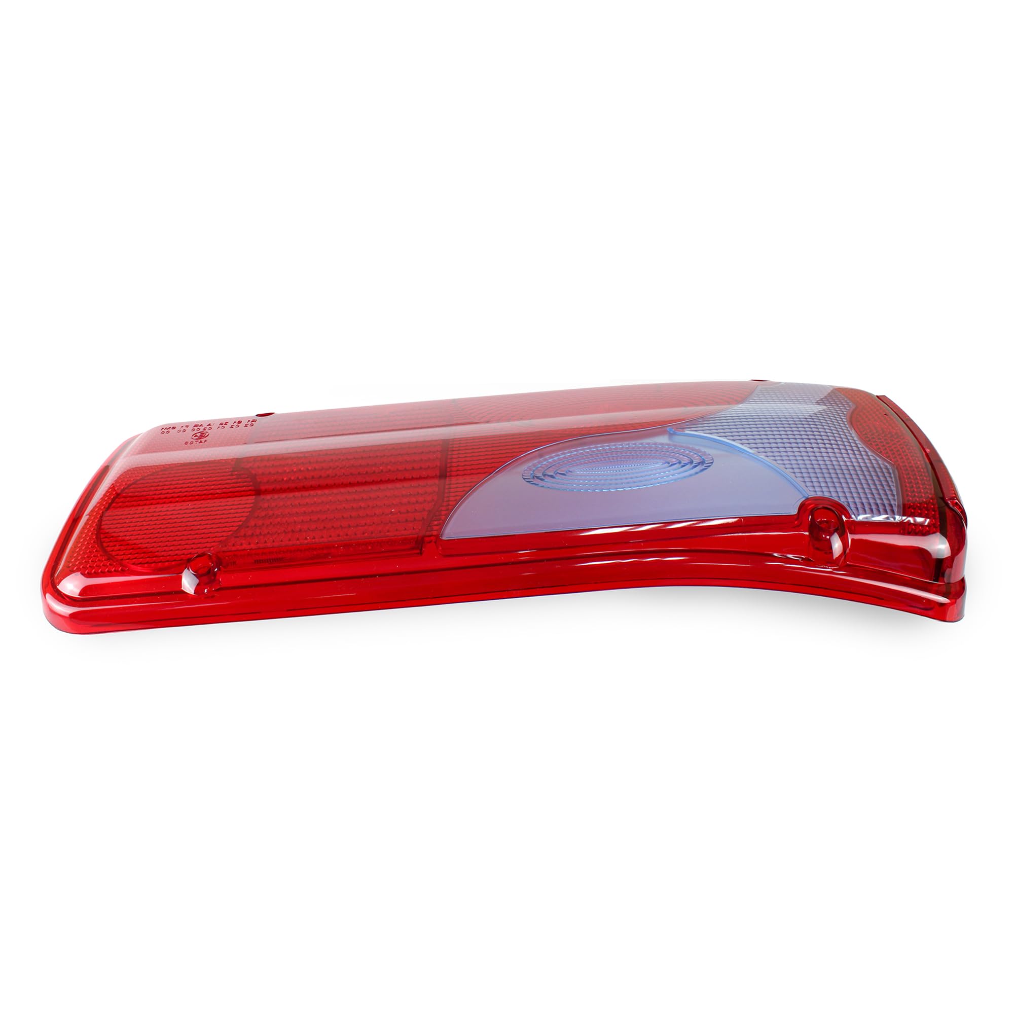 Generisch Lichtscheibe Glas Ersatzglas Heckleuchte Links Rechts für Scania MAN TGA TGL TGM TGS TGX Crafter Sprinter LKW Anhänger Rot Blau Kunststoff mit E-Prüfzeichen