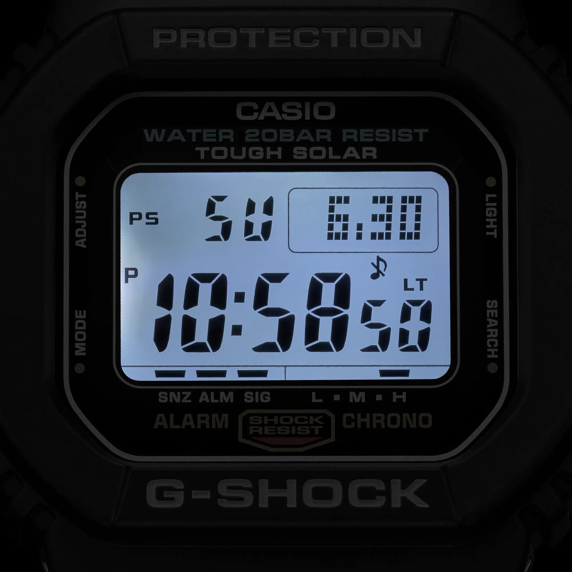 Casio G-Shock G-5600UE-1 Solaruhr für Herren, Modell Overseas, Modern