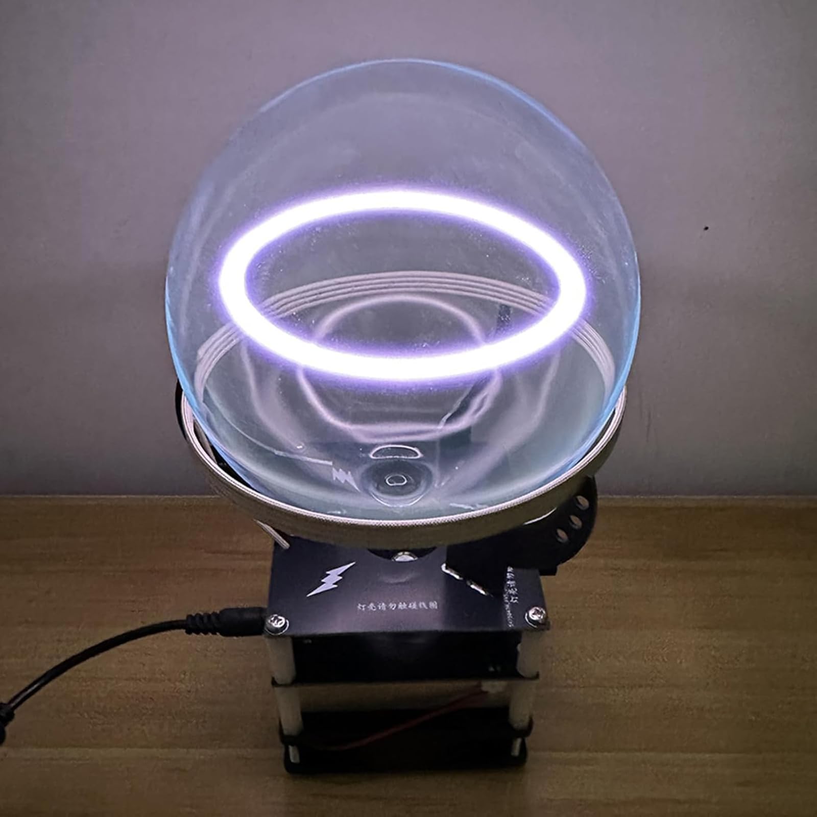 Palla al plasma fai da te, anello al plasma elettrico, lampada al plasma a circuito toroidale per decorazione del partito, regalo scientifico