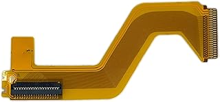 WASTEBIN Cable flexible de metal de 50 mm para cambiar la pantalla LCD a la parte superior de la pantalla de repuesto para consola de juegos, color amarillo