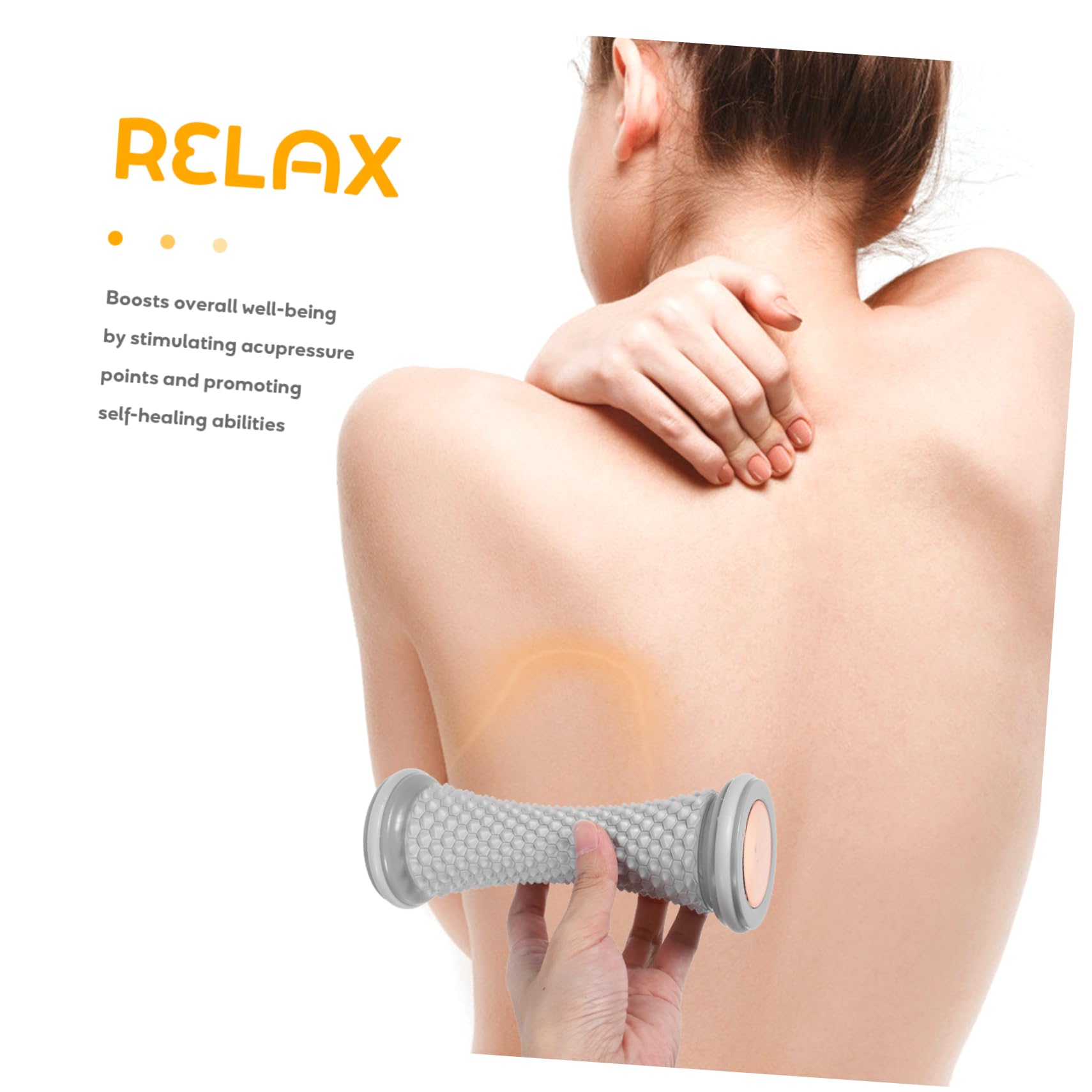Beaupretty 2 Piezas Rodillo de Masaje para Pies Masajeador Plantar Multifuncional Ligero y Portátil del Estrés y Circulación para Uso Casa y