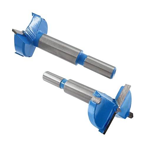 Miniatura 5 de Forstner Broca de 1-38 pulgadas (1.378 in), brocas de carburo de tungsteno, cortador de agujero de madera, abridor de barrena  broca de perforación