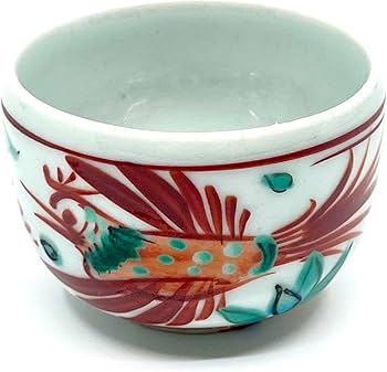 Amazon.co.jp: 加藤卓男 指導 幸兵衛窯 呉須赤絵酒器 ぐい呑み 猪口 酒