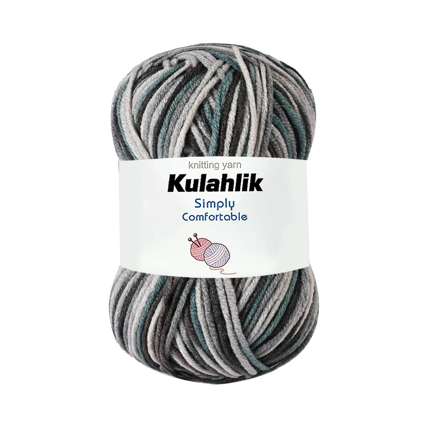 250g(5x50g) Acrylic Yarn for Crochet/Knitting, Colorful Gradient Yarn Thread, 5 Rolls Skeins, Perfect for Any Knitting Crochet and Crafts Mini Project — view 43