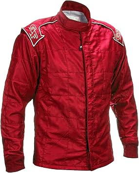 G-FORCE Racing Gear Driving Jacket, G-Limit, SFI 3.2A/5, Multiple Layer, Fire Retardant Cotton/Nomex, Red, X-Large, Each