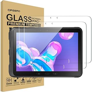Orzero (2 Pack) Compatible for Samsung Galaxy Tab Active Pro 10.1 SM-T545 Tempered Glass Screen Protector, 9 Hardness HD Anti-Scratch Full-Coverage (Lifetime Replacement)