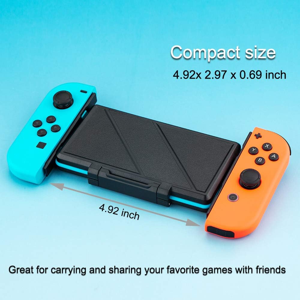 36 Slots (NOT FIT SD Card) Switch Game Card Case for 12 Nintendo Games and 24 Micro SD Cards on Nintendo Switch, Switch Card Holder Storage for Nintendo Switch or PS Vita, Water-Resistant Anti-Shock Game Card Box
