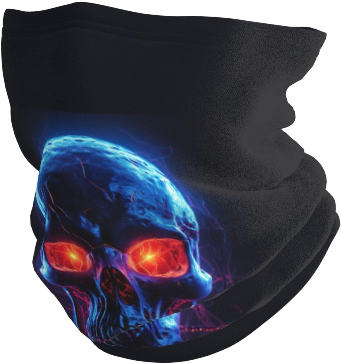 Halloween Skull Print Adults Scarf Face Mask For Outdoor Sports Skiing Cycling Running Protection Gear