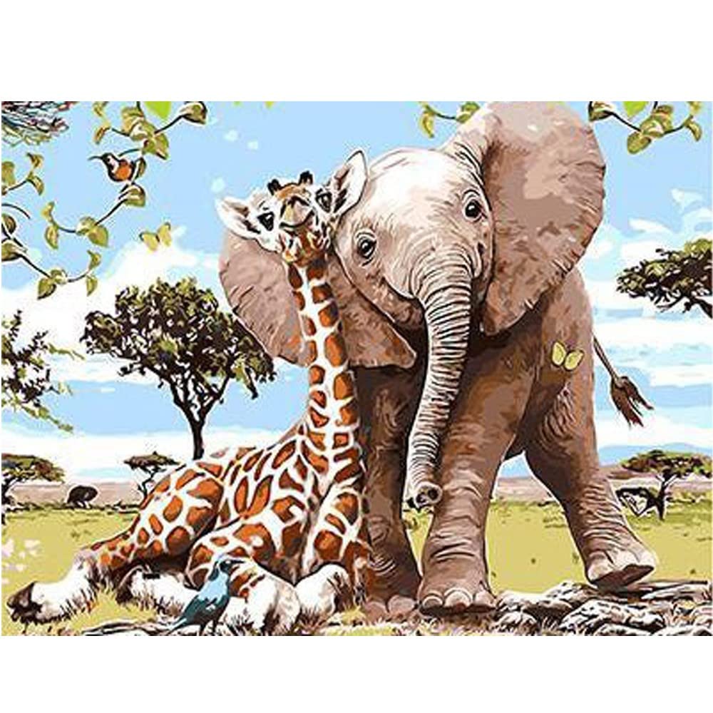 Diamond Painting Animalier 50x120cm pour Salon Cosy et Moderne