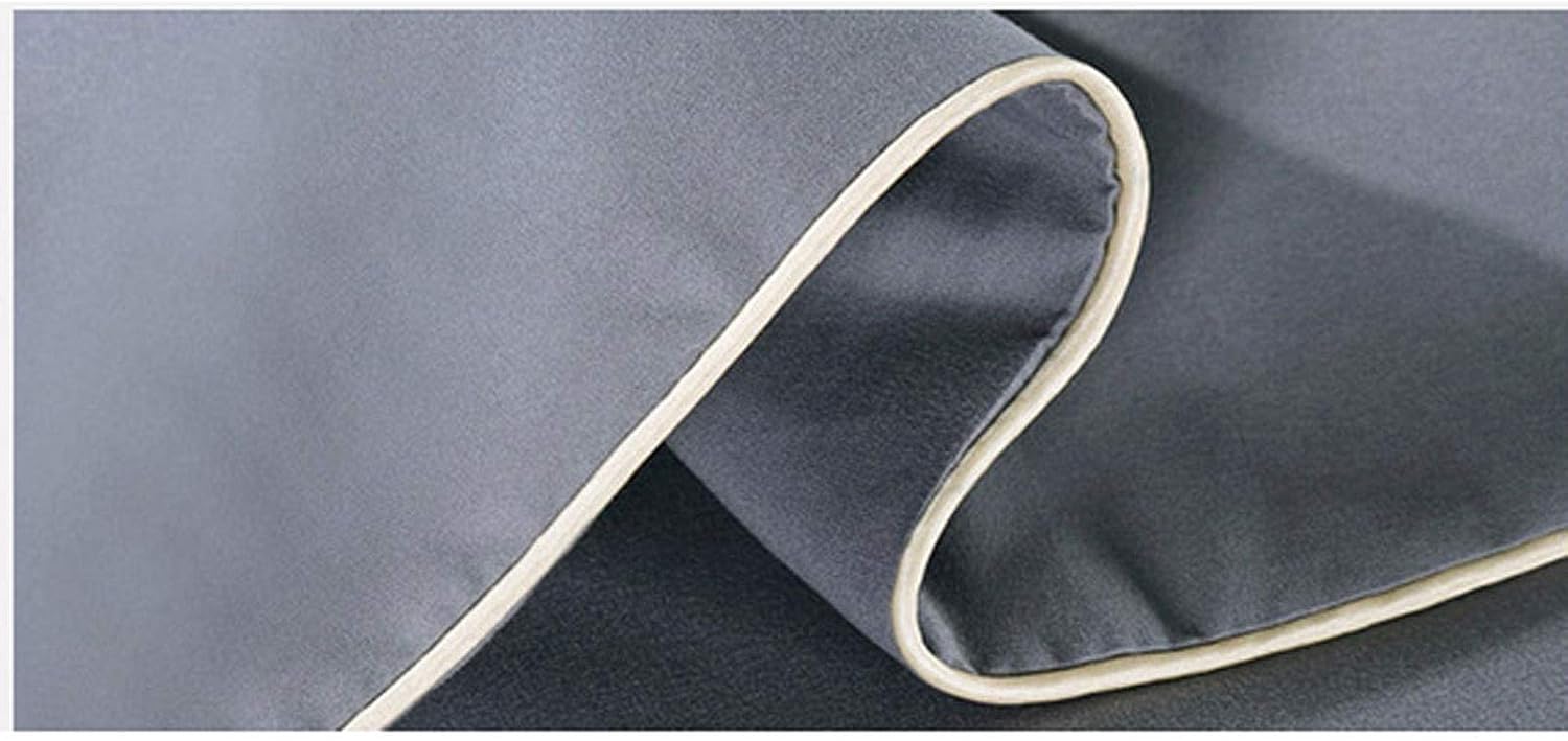 4-Piece Beauty Bed Cover High-End Simple Beauty Salon Special Light Luxury Massage Bed Cover Beauty Bed Cover Massage Salon Bed Bedspread with (Grey 80 x 190 cm) image 5