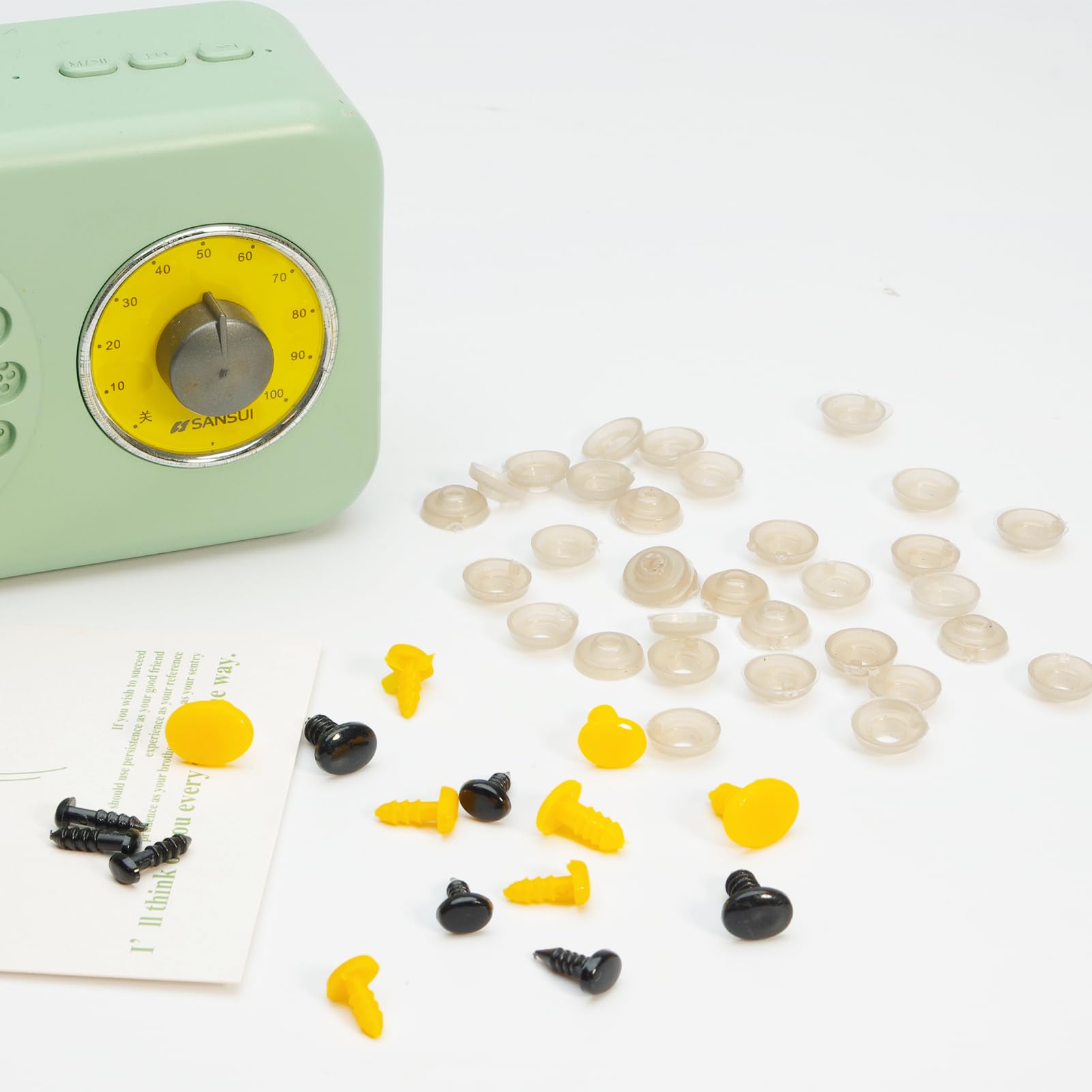 Amazon.co.jp: Zhbrchz 272個 プラスチック安全鼻 5サイズ 2色