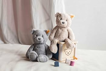 Steiff 241543 Teddybear Bearzy 28 Stoffspeilzeug, grau : Margarete