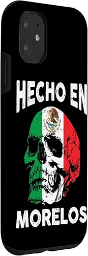 Vista 12 de iPhone 13 Pro Max Hecho en Morelos México - Bandera mexicana - Funda Morelos