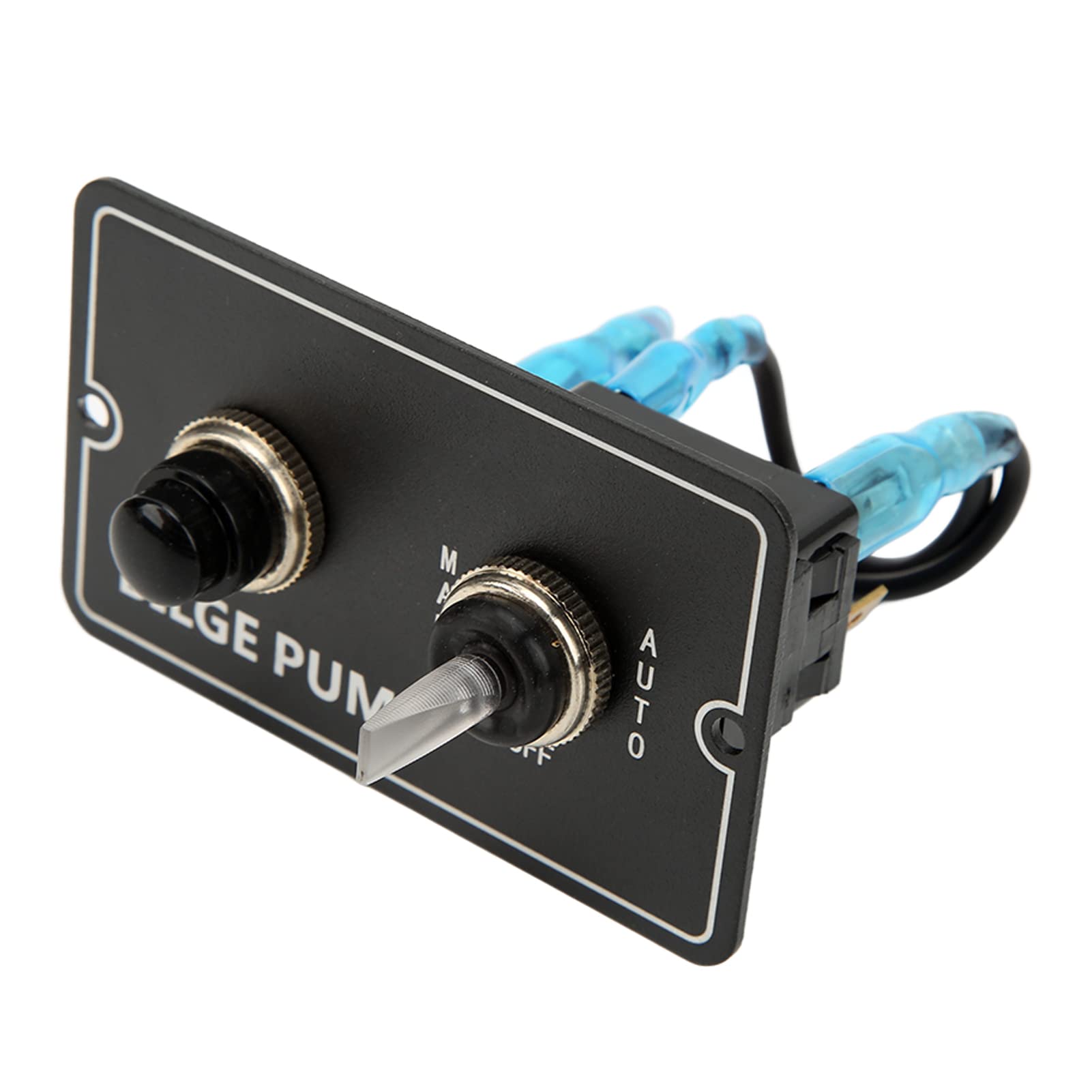 Interruptor de bomba de achique de aluminio, 15 A, indicador LED para barco marino, 12 V, 24 V