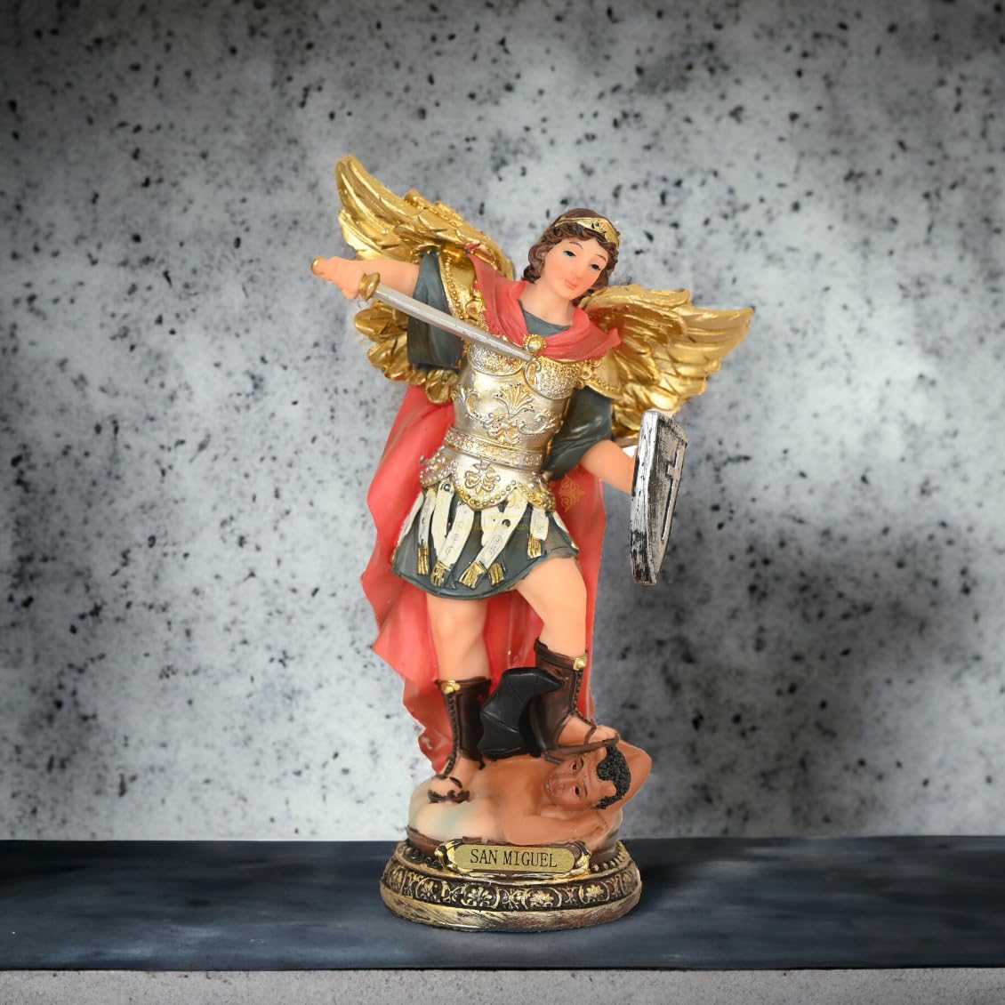 25cmEsculturaAngel Statue インテリア オブジェ 高級感 Buy KariGhar Resin St Michael Statue the Archangel Idol Perfect
