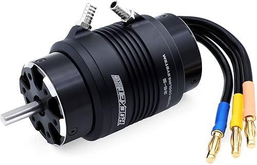 3670 1200KV Motor de barco RC sin escobillas Eje impermeable 0.197 in Motor sin escobillas 4Pole Diseño Barco Piezas de repuesto (1200kv) disponible en Yaxa Costa Rica