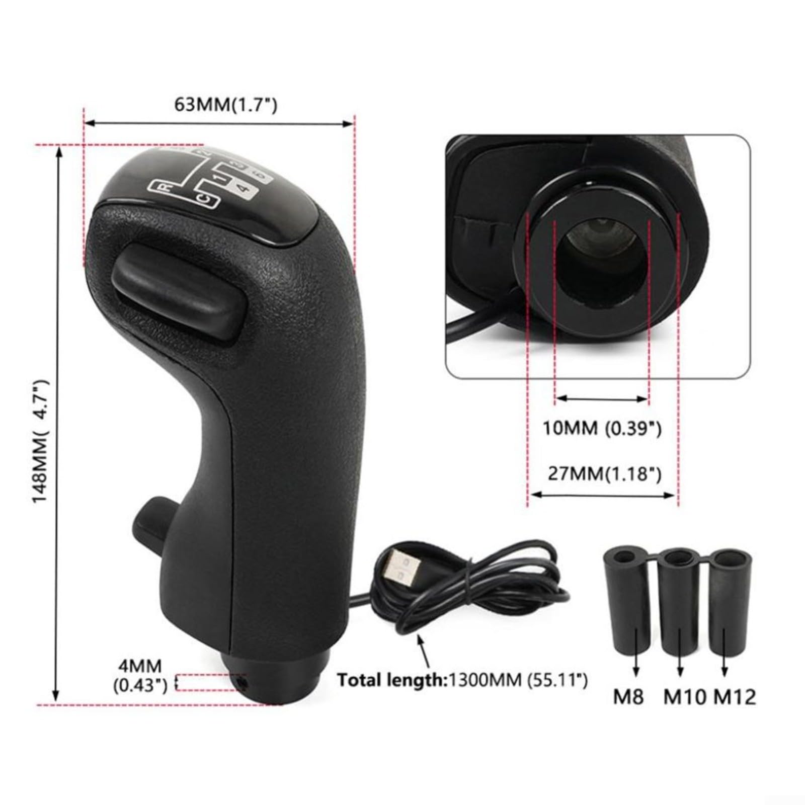 PC Gear Shifter USB For G27 For G29 For G920 Thrust Master TH8A, Gear Shifter Knob For Truck Simulator For ATS For ETS2 PC Games