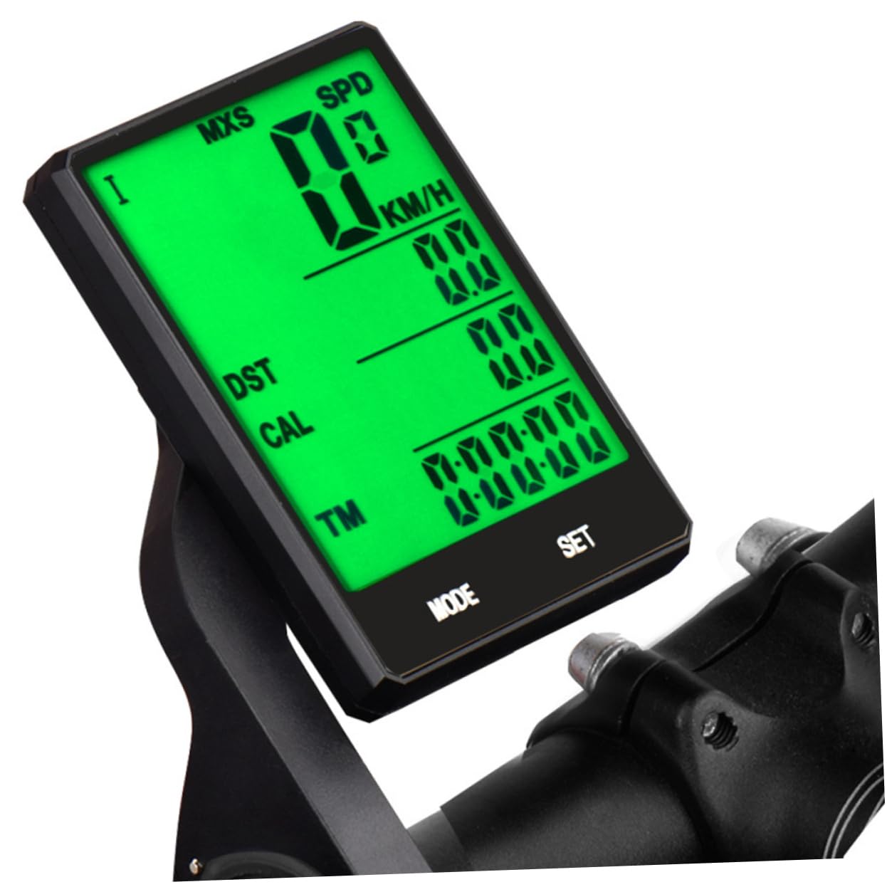 Toddmomy Codice ciclistico ciclocomputer senza fili tachimetro della bici Contachilometri wireless impermeabile contachilometri senza fili contachilometri impermeabile Nero