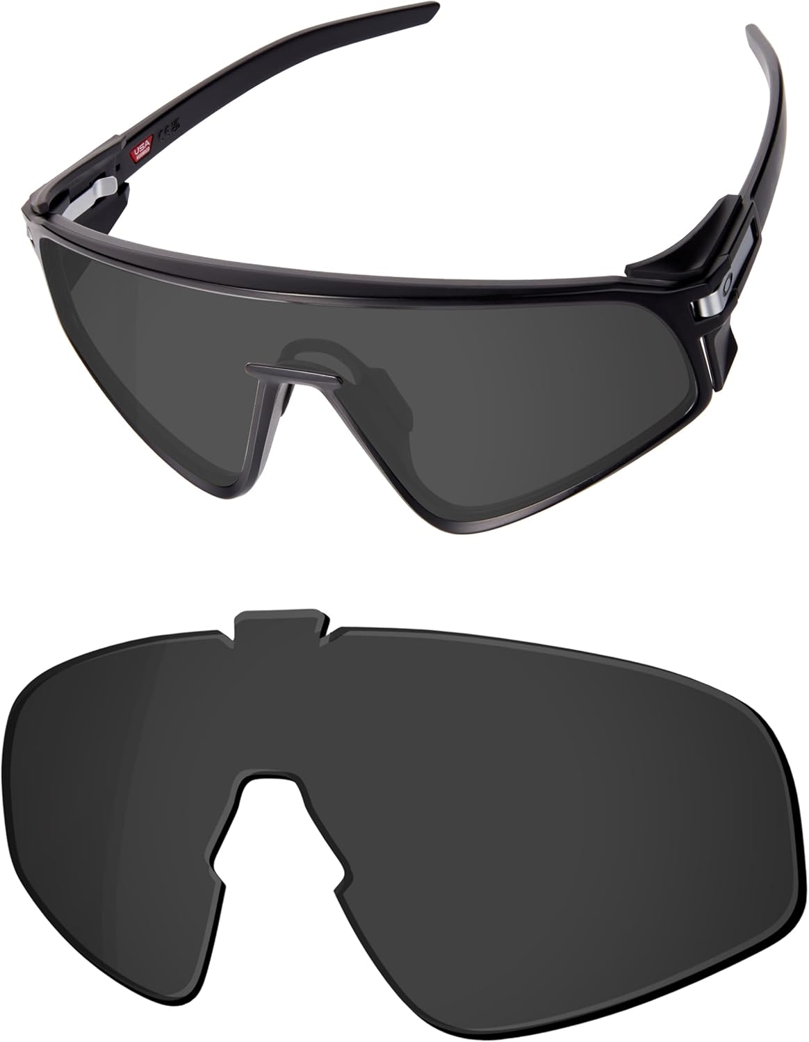 OSharp Replacement Lenses for Oakley Latch Panel OO9404 Sunglasses - HD Polarized, Mirrored, UV Protection & Perfectly Fit