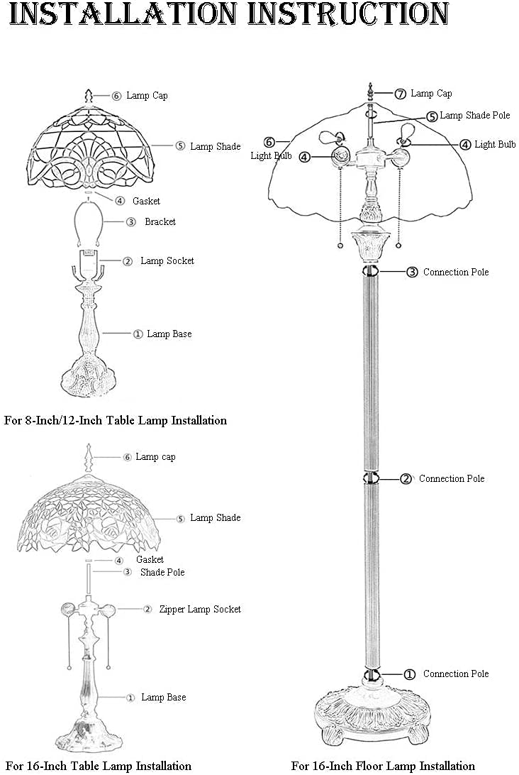 CCXXYGWJ Lampy w stylu salonu Bursztynowa lampka nocna do sypialni 8 cali (4 kolory do wyboru) (kolor: niebieski)