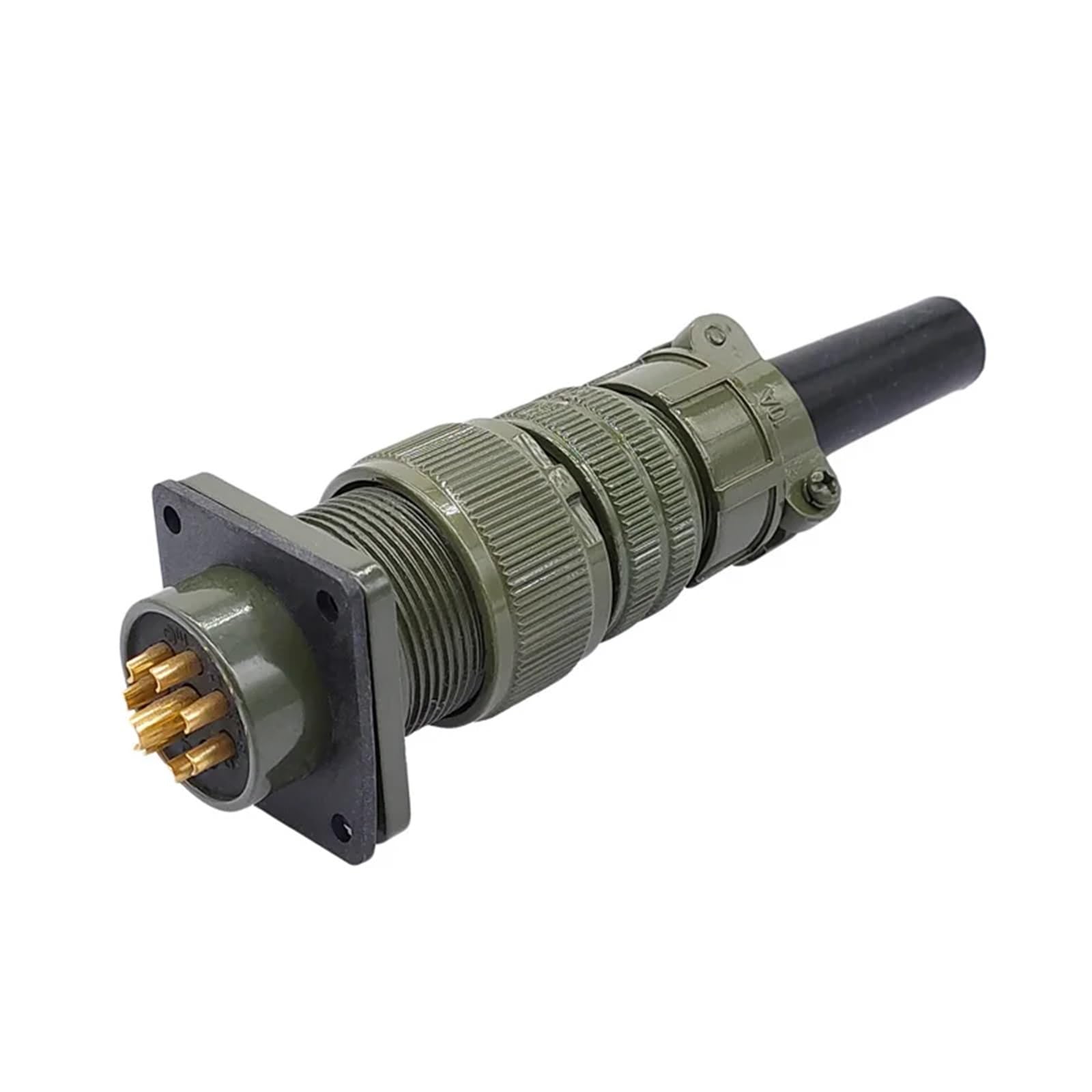 Conector MIL-C 5015 MS3102A de chasis con aleación resistente serie 18S-8 7