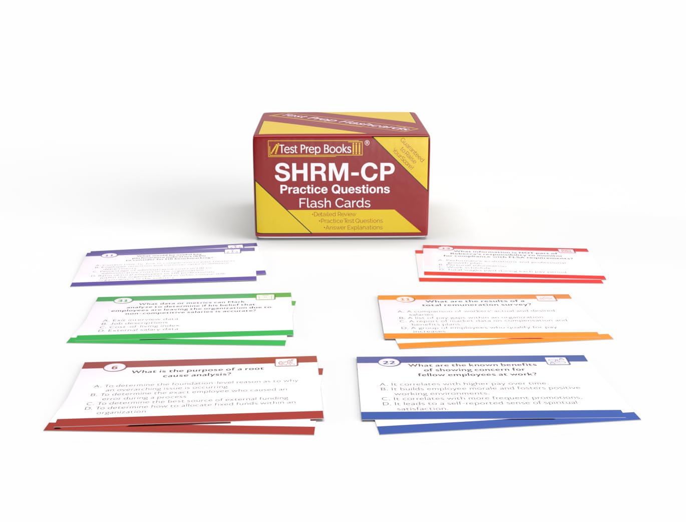 SHRM CP Practice Question Study Cards: SHRM CP Exam Prep 2025-2026 with Practice Test Questions for The SHRM Certification [Full Color Cards]