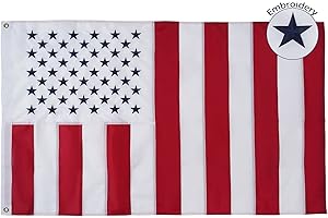 Bradford Civil Peace Flag: Uniting America with Embroidered Symbols