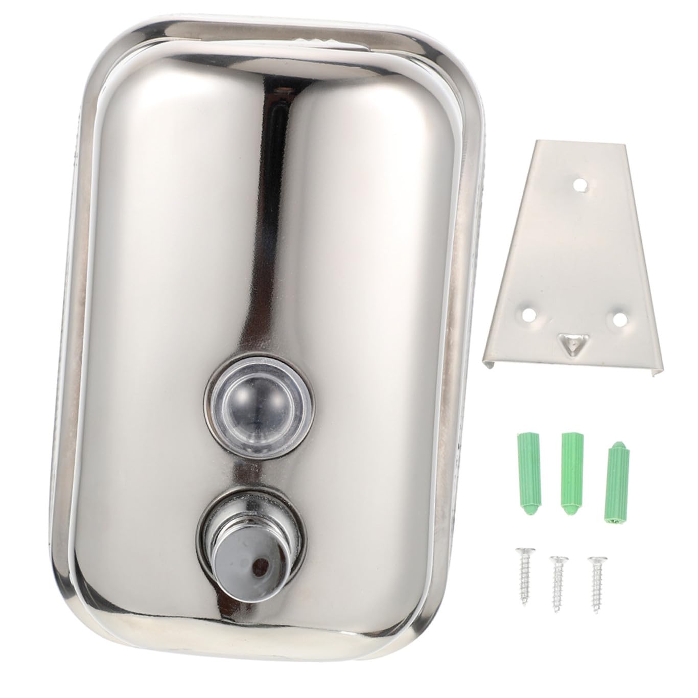 Wandmontierter Seifenspender 1000ml und Einfachem Drücken aus Edelstahl mit Modernem Design für Badezimmer und Hotels