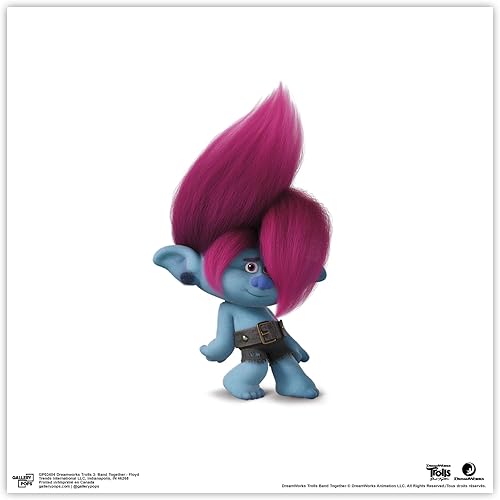 Trends International Gallery Pops Trolls Band Together - Póster de pared Floyd, 12.00 x 12.00 pulgadas, versión sin marco Versión sin marco,Versión