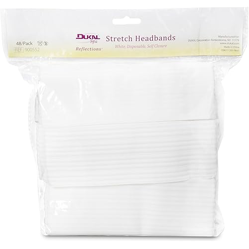 Disposable Stretchable Headband with Closure, 48 Ct.