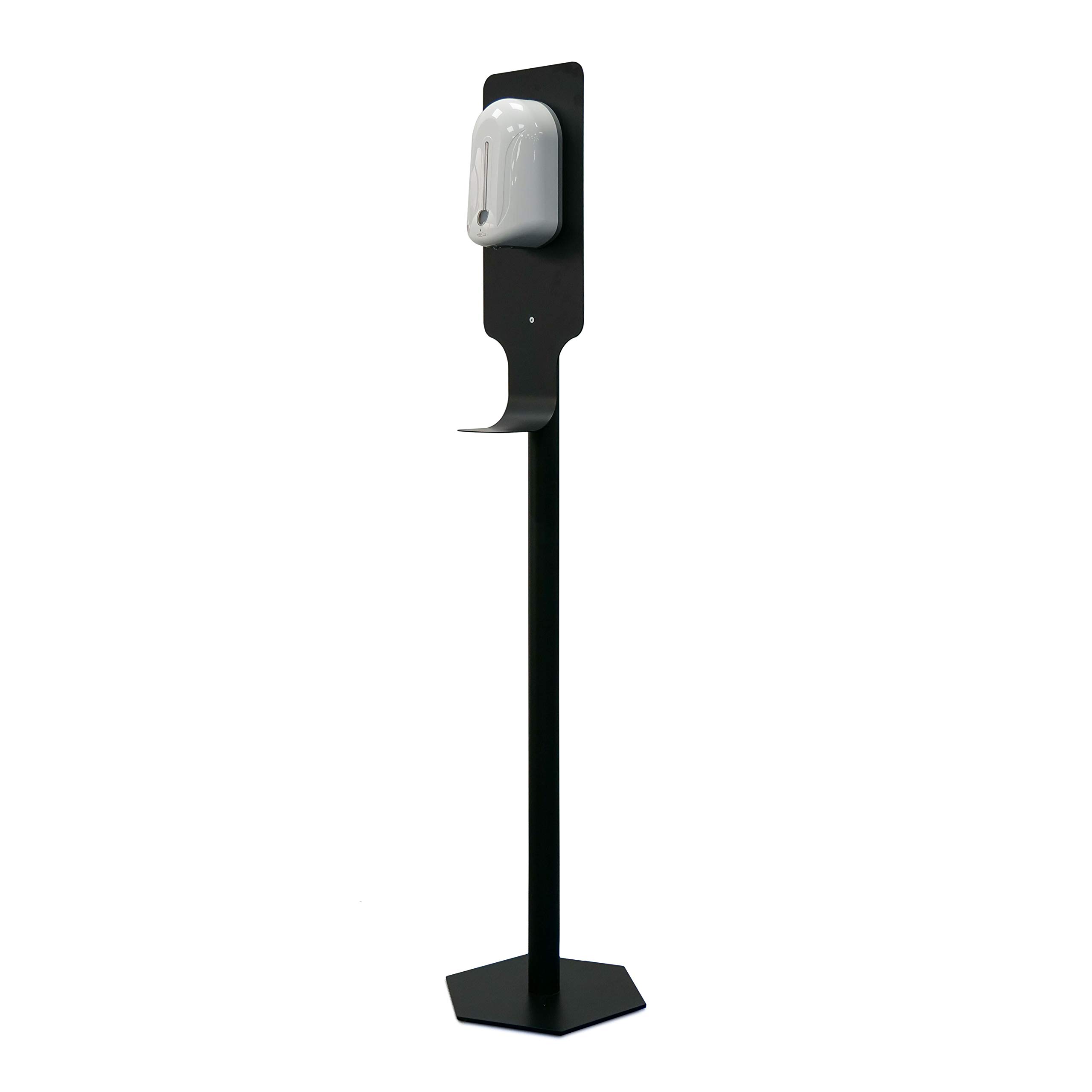 Washroom Hub White Floor Standing Automatic Hand Sanitiser Station | Sanitiser Dispenser Unit