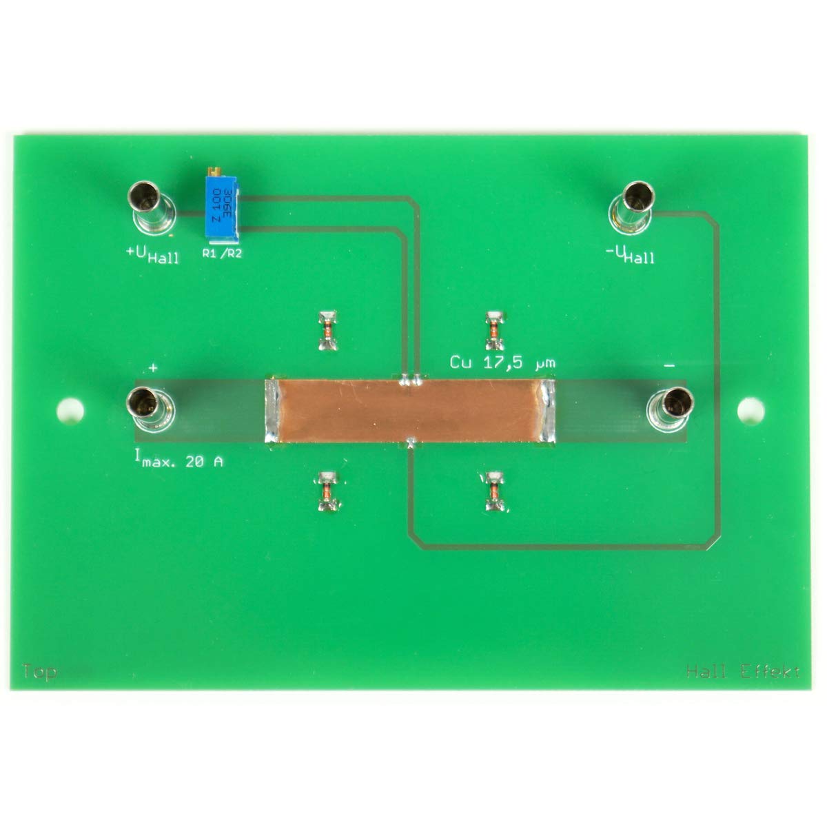 3B Scientific U8557400 Muestra de cobre para el efecto Hall