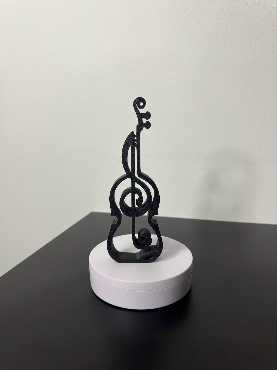 EROTNGO Abstract Violin Minimalist Single Line Sculpture Decorative Music Gift Home Office Shelf Decoration Unique Artistic Piece for Musicians and Music Enthusiasts 1