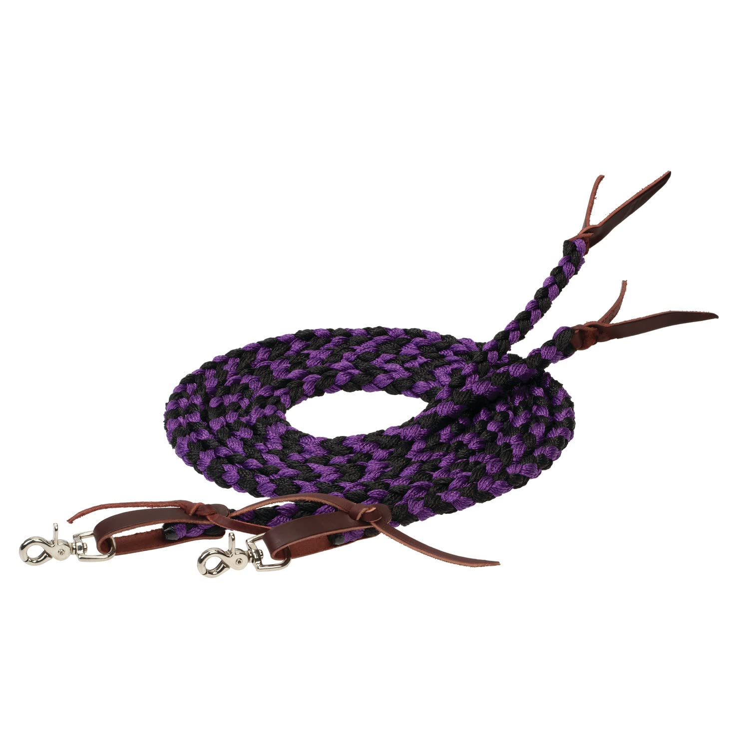 Weaver Leather Rienda Dividida Trenzada