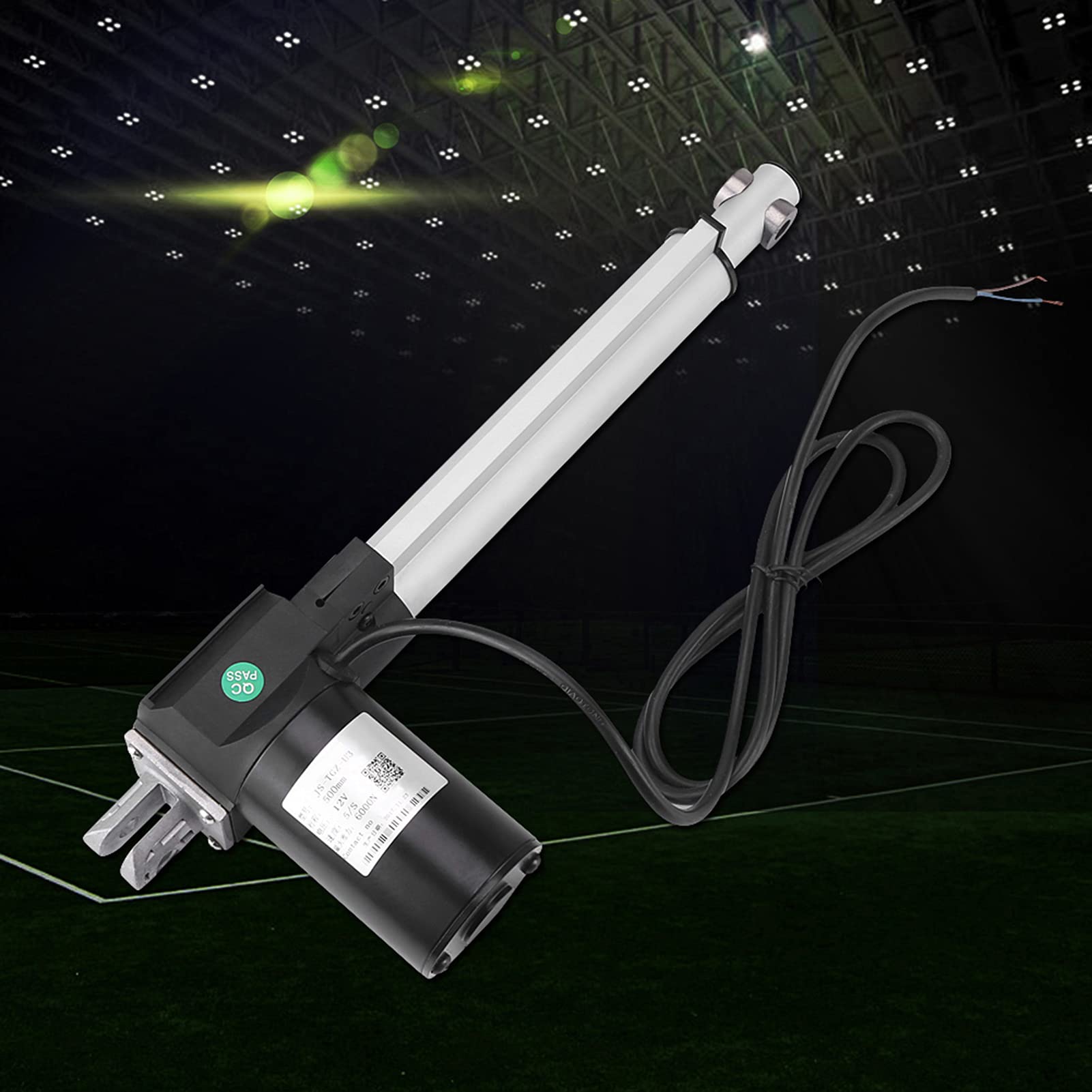 Akozon Potente Actuador Lineal de 12v DC con 6000n Lift Stroke para Aplicaciones Médicas, Automotrices e Industriales (200mm) (100 mm) (250 mm) (350 mm) (400 mm) (450 mm) (500 mm)