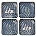 CornholeAce Legendary - Silver (Set of 4 Bags) - Professional Cornhole Bags - ACE Pro Stamped