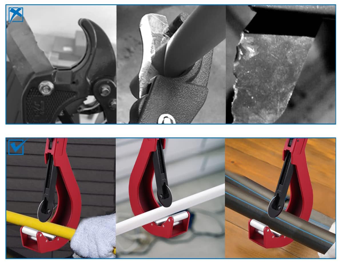 Tubo de 50-120 mm para tubos rígidos PVC PE PPR aluminio y cobre con mango antideslizante