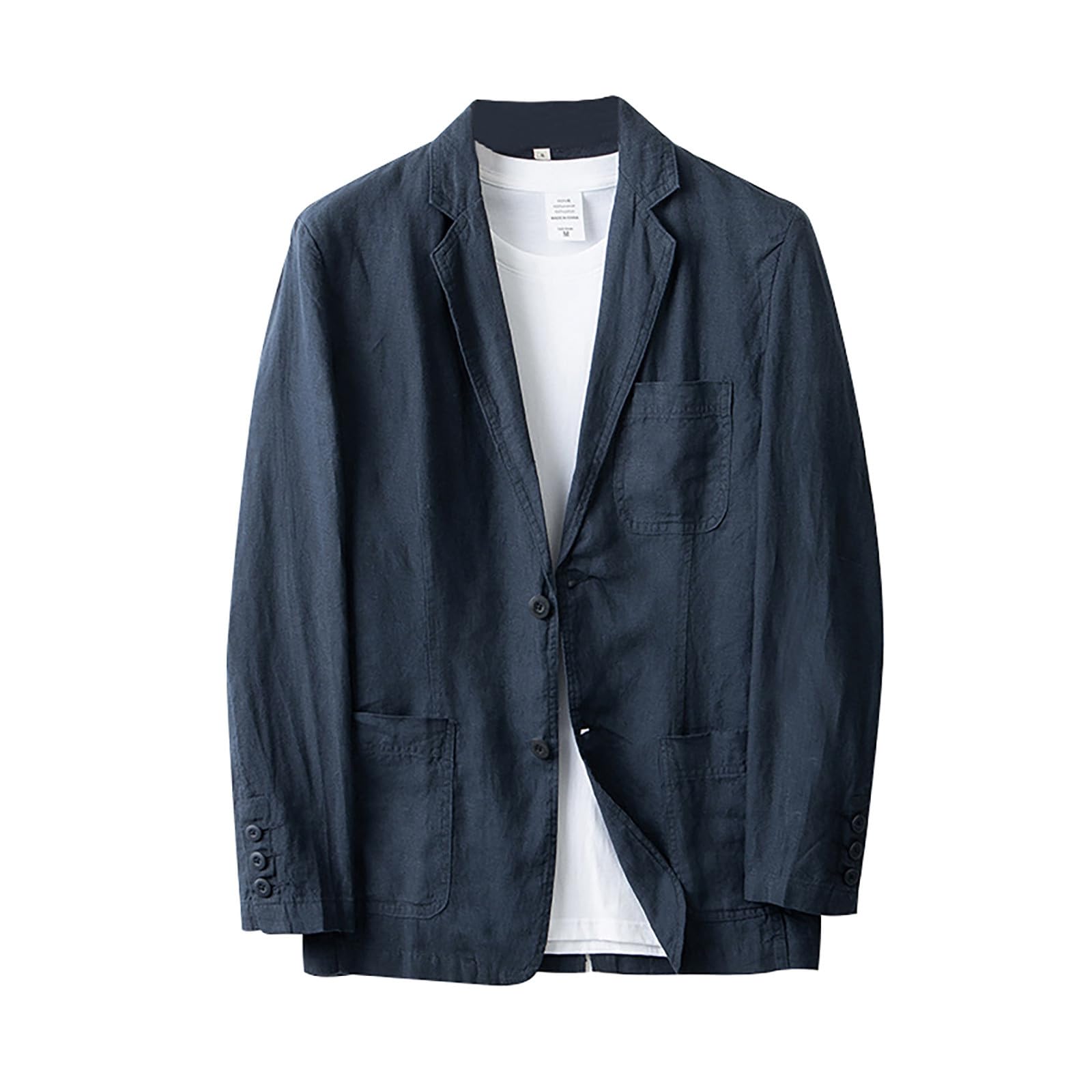 Blazer Uomo Casual Regular Giacca con Bottone Elegante Blazer Affare Giacche da Abito Casual Blazers con Risvolto Classico Formale Giacca Formale Uomo Cappotti E Giacche per Abito Giacche da Completo
