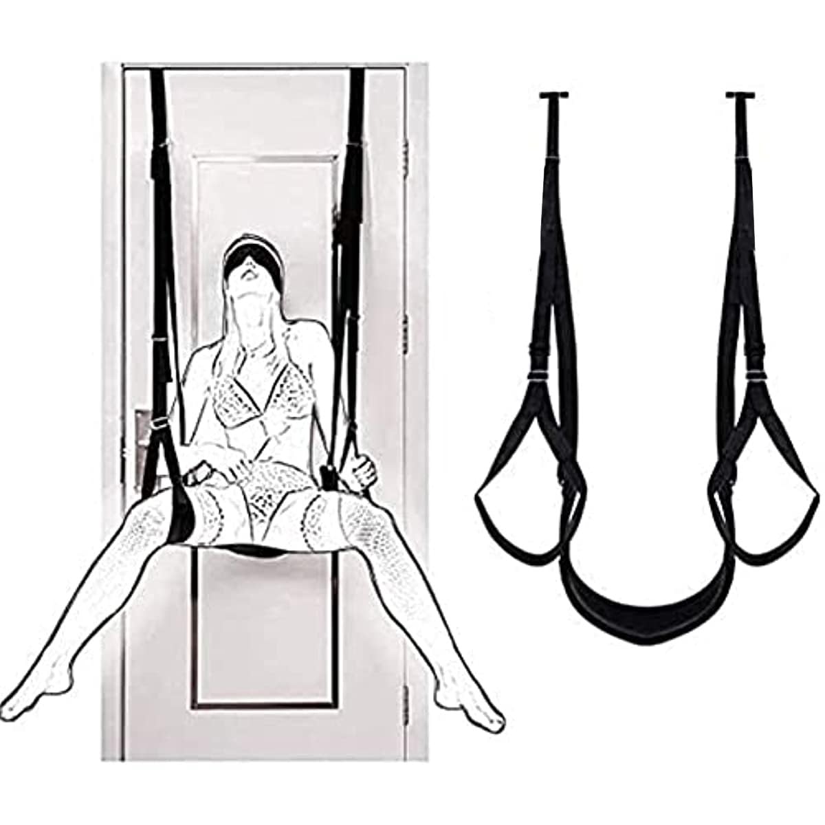 𝓢𝓮̣𝔁 𝓣σ𝔂𝓼 Nylon Carmen Heavy Duty Swing, Le Brinda Una Experiencia De Entretenimiento Estable Y Cómoda-M5