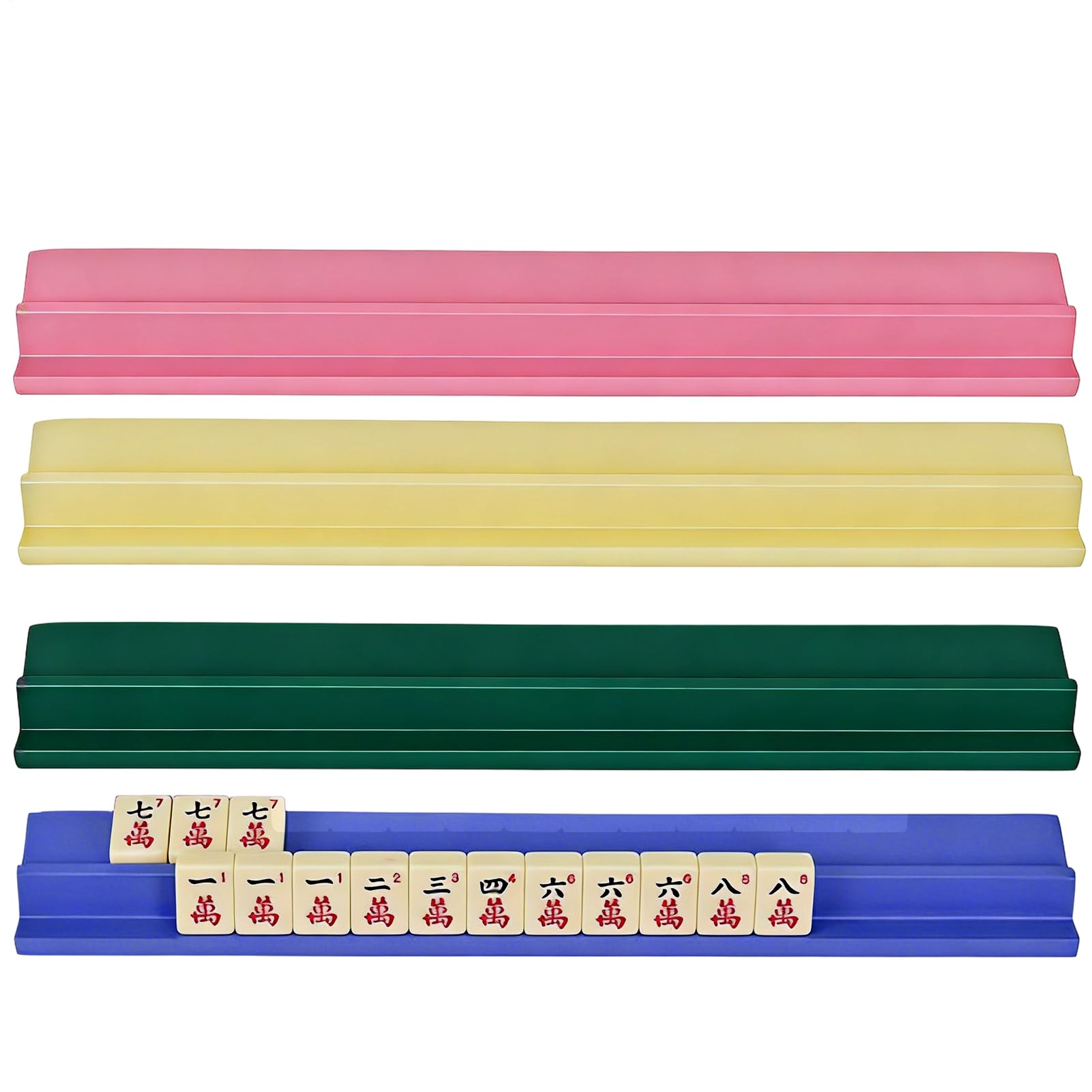 Genérico Soporte para Las Fichas del Mahjong Estante Compacto para Dominó