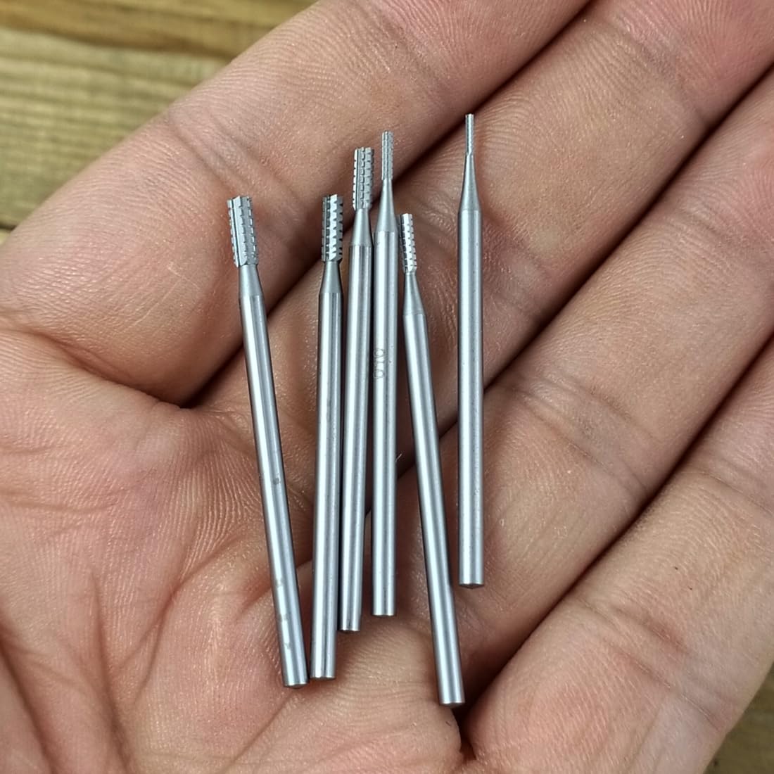 6 Pcs 3/32" Shank Cylindrical Cross Cut Burr (008-023) — Amazon image 6