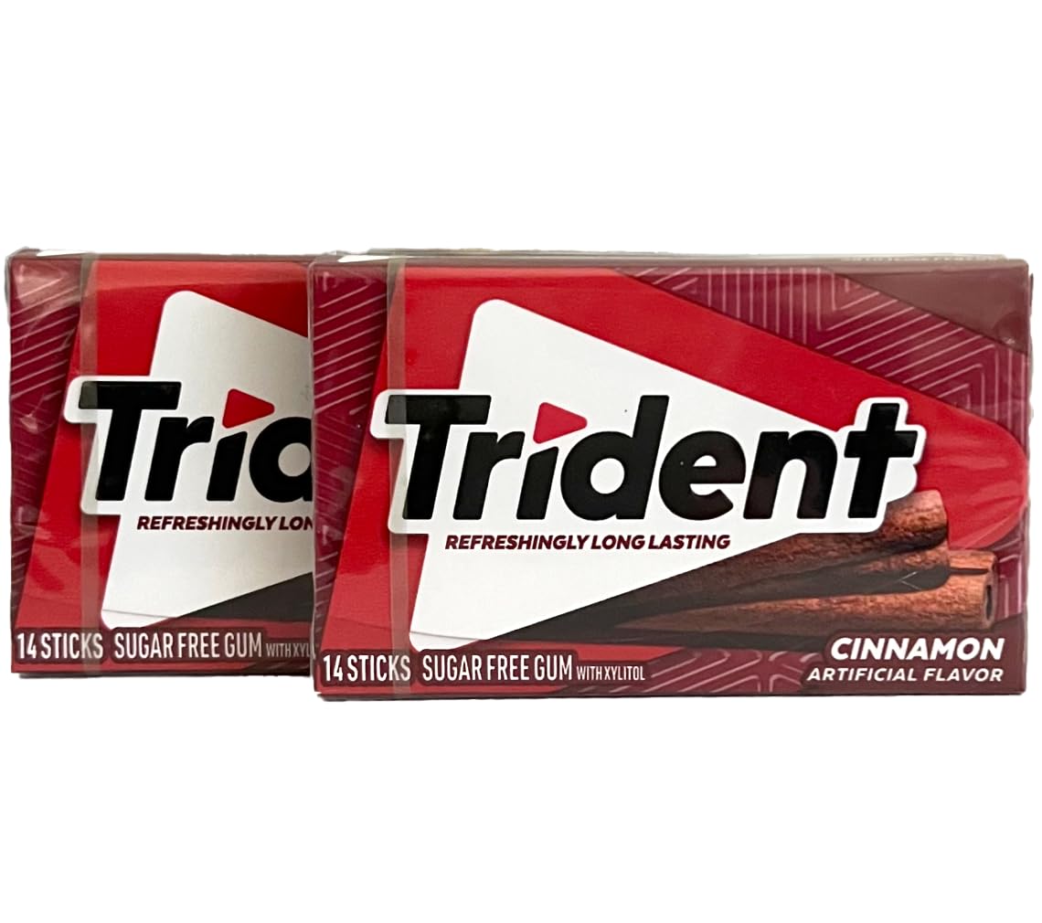 Trident Gum, Cinnamon, Sugar Free