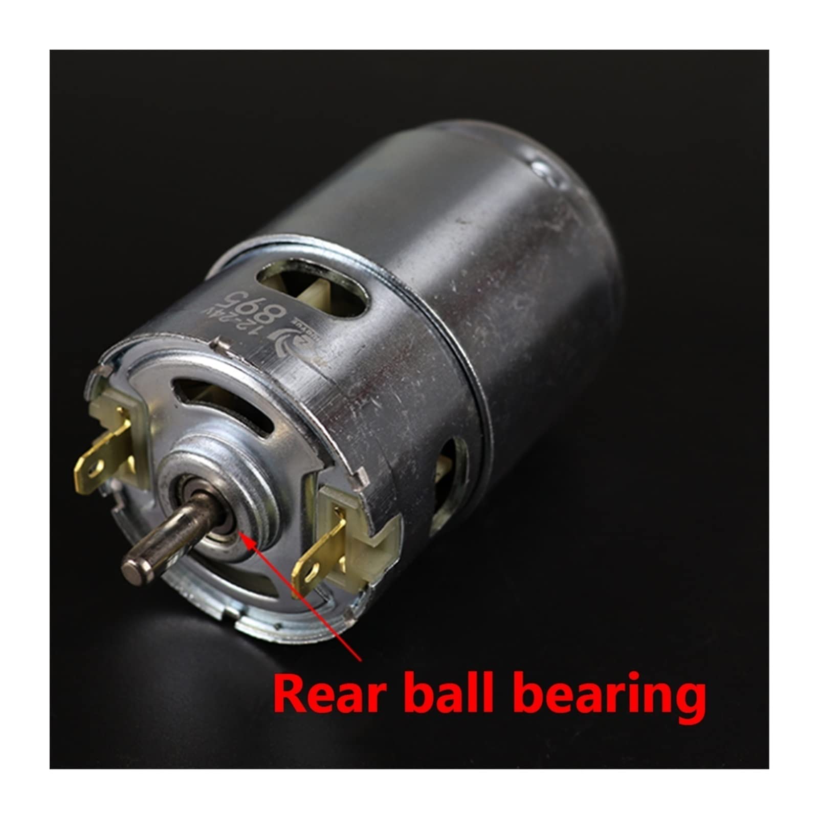 Torque Power 895 Double Ball Bearings DC electronic starter 775 Upgrade 12-24v  High Power for Scooter, Cotton Candy Machine, DIY, Low Noise Lathe  Tools(895 Round Shaft Motor 9000-18000rpm) : Amazon.co.uk: Business,  Industry