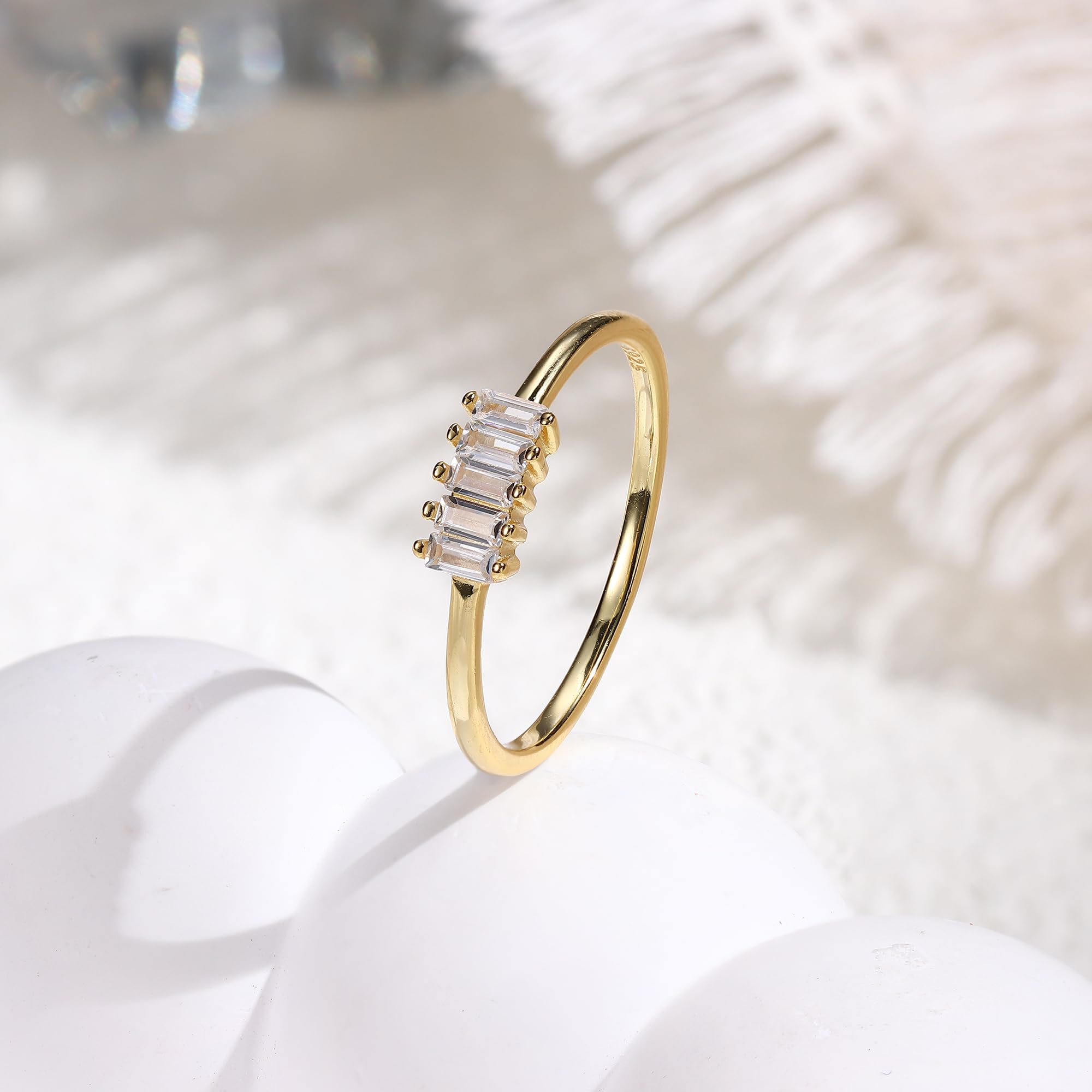 WBDWWTD MILACOLATO 925 Sterling Silber Ringe für Damen, Verlobung, Goldringe, Ewigkeitsversprechen, Zirkonia-Ringe für Jahrestag, Hochzeit, Größen L bis V